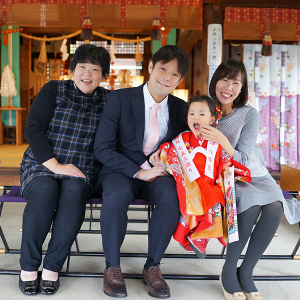 森脇さんの家族写真